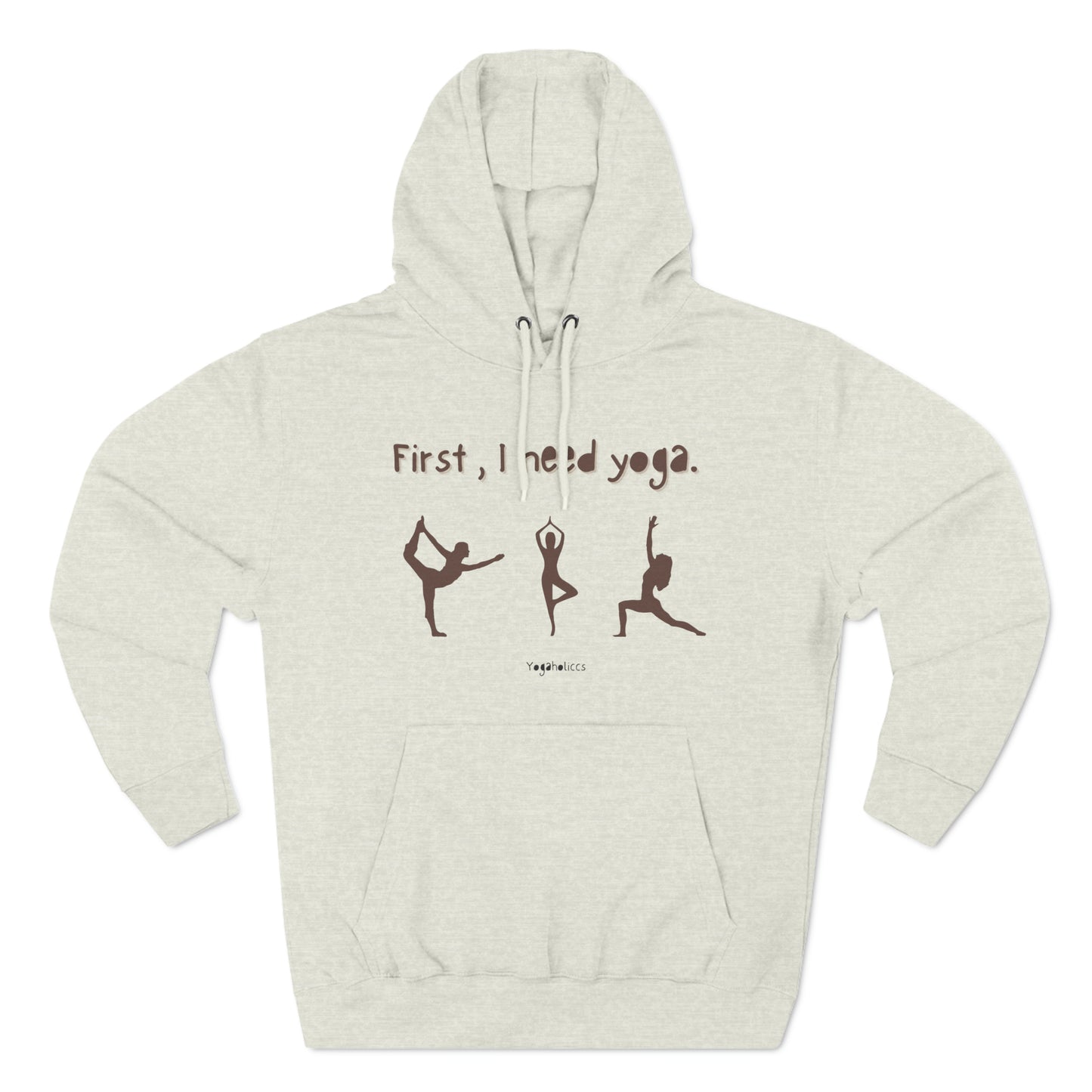 Three-Panel Fleece Hoodie