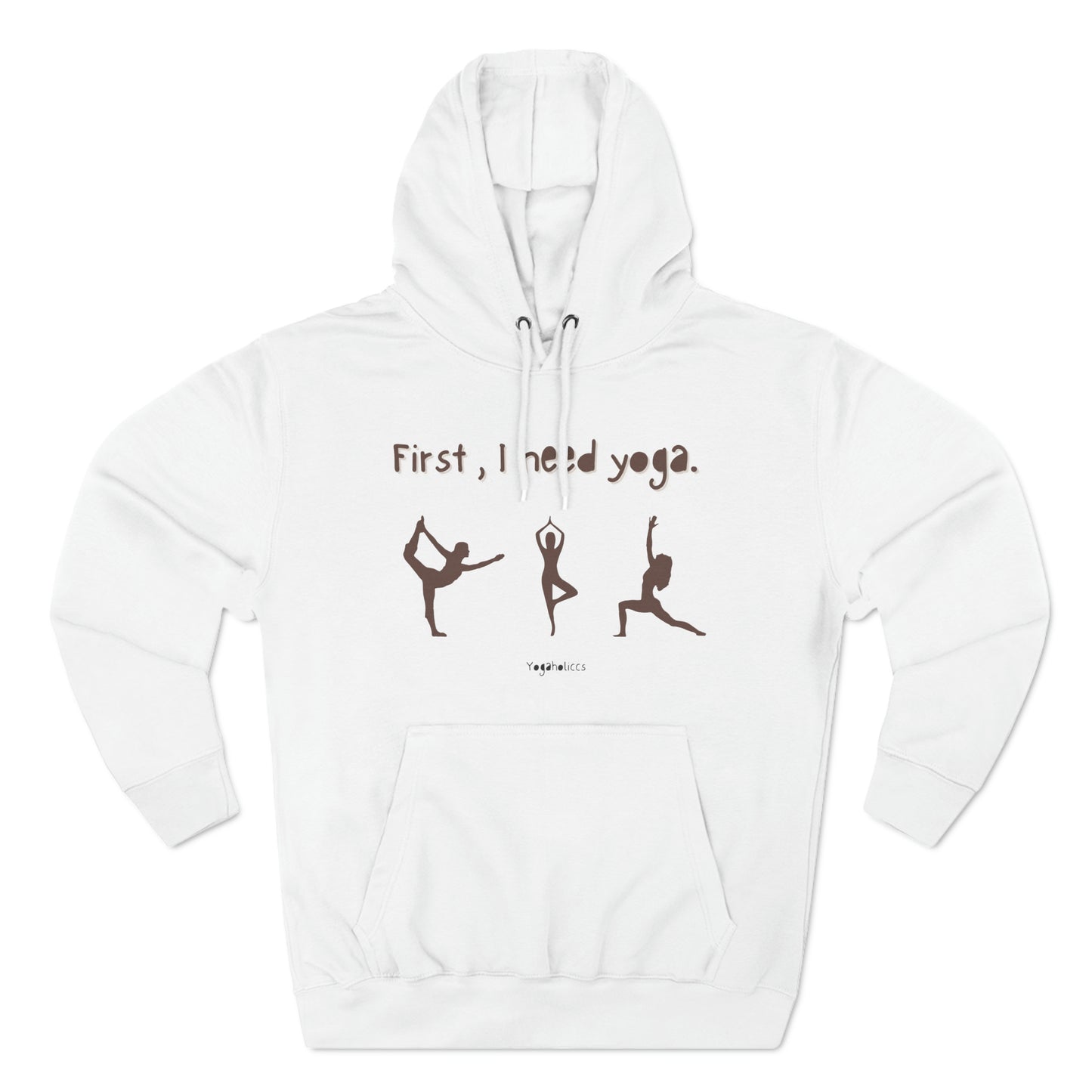 Three-Panel Fleece Hoodie