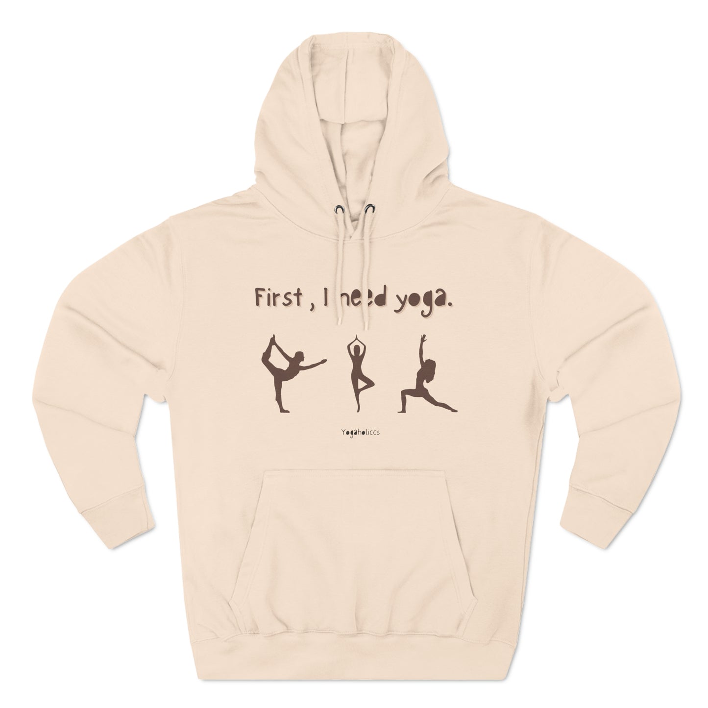 Three-Panel Fleece Hoodie